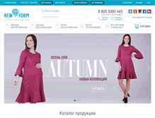 Tablet Screenshot of newformstil.ru